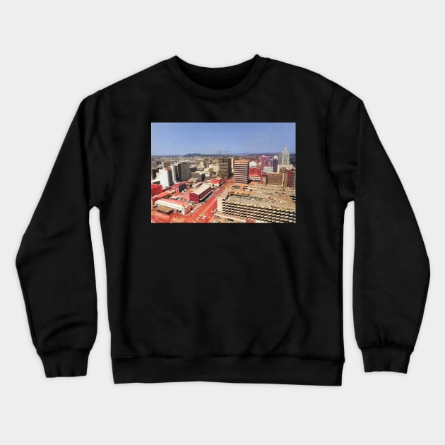 colorized vintage photo of harare zimbabwe Crewneck Sweatshirt by In Memory of Jerry Frank